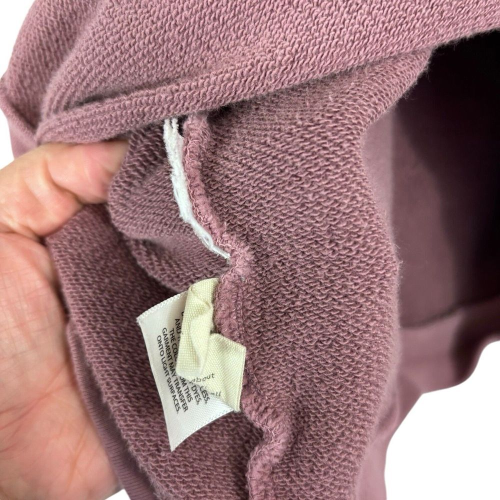 Madewell Womens Ombre Sweatshirt Top Size M Mauve Pink Long Sleeve Crew Neck - Picture 5 of 5